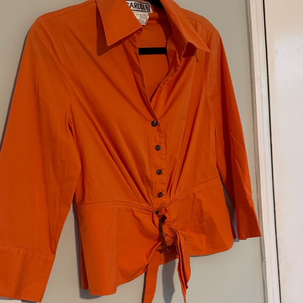 Carlisle Women's Vibrant Orange Blouse